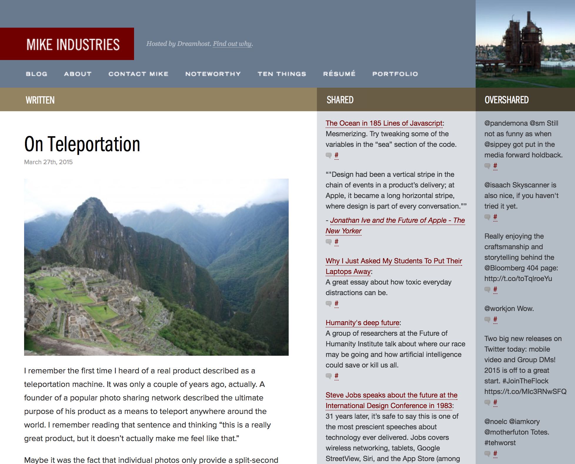 Mike Industries, Version 2