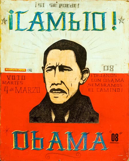 Barack Obama Silkscreen Poster by Date Farmers